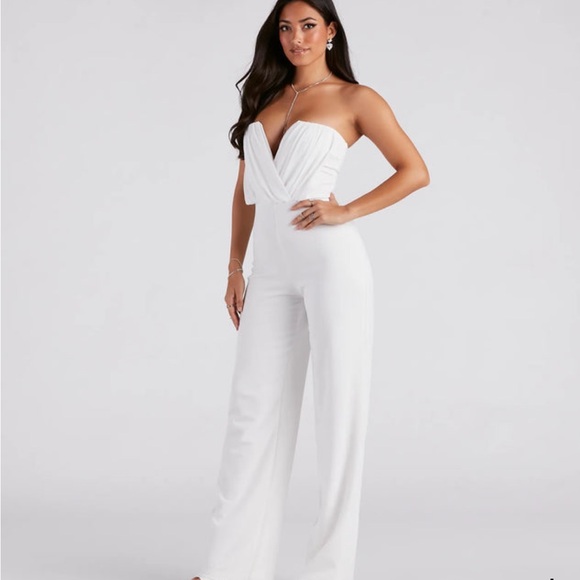 Such A Chic Vibe Strapless Jumpsuit - Picture 2 of 6